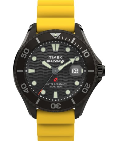 Timex Tiefwasser Meridian Herren Gelbe Uhr TW2W81700