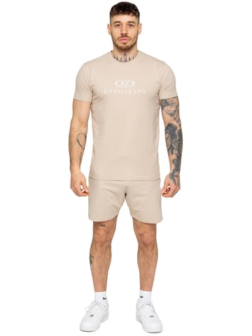 Enzo | Mens Gym T-Shirt & Shorts Trainingsanzug Set