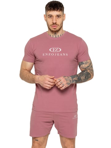 Enzo | Herren Gym-Trainingsanzug mit T-Shirt und Shorts