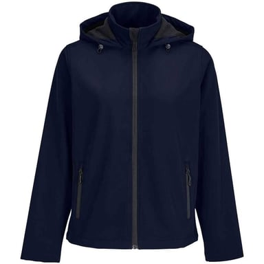 SOLS - "Race" Softshelljacke mit Kapuze für Damen (Dunkelblau)