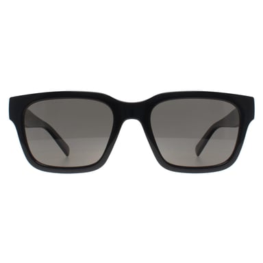 Gucci Square Womens Glänzend Schwarz Grau Polarisiert GG1857S