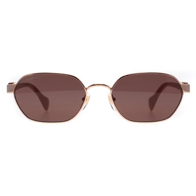 Gucci Square Womens Glänzende Rose Gold und Rosa Violett GG1593S
