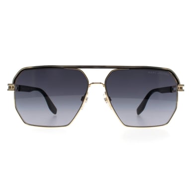 Marc Jacobs Pilotenbrille Unisex Gold Schwarz Dunkelgrau Farbverlauf MARC 584/S