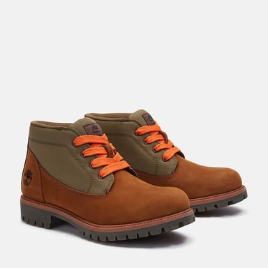Timberland Mid Lace Chukka Workwear II Leder Herren Stiefel Braun