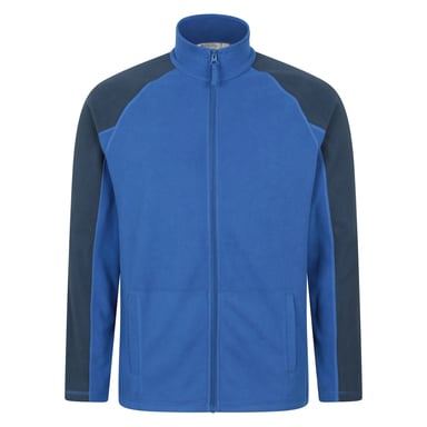 Mountain Warehouse - "Ashbourne" Fleecejacke Durchgehender Reißverschluss für Herren (Kobalt)
