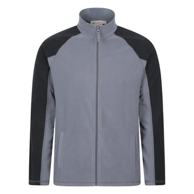 Mountain Warehouse - "Ashbourne" Fleecejacke Durchgehender Reißverschluss für Herren (Dunkelgrau)