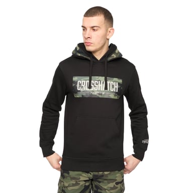 Crosshatch - "Camtort" Kapuzenpullover für Herren (Schwarz)