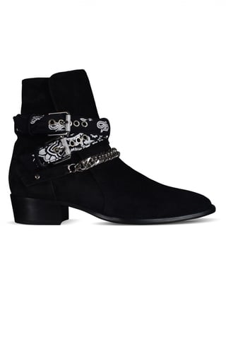 AMIRI Bottinen Bandana Buckle Schwarz