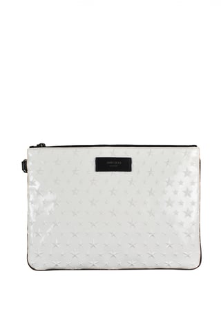 Jimmy Choo Derek clutch Weiß