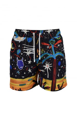 Palm Angels Badeshorts Schwarz
