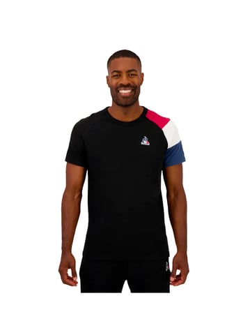 Le Coq Sportif Tricolor-T-Shirt für Herren