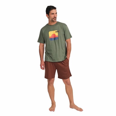 MU9 Kurzarm-Pyjama für Herren