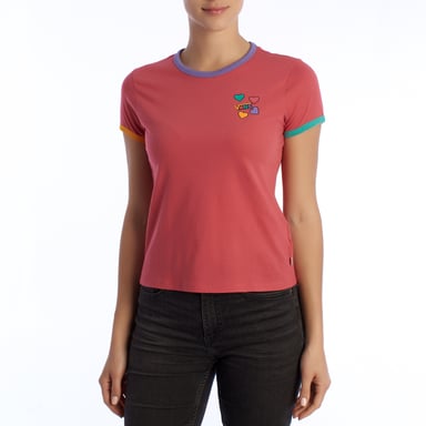 Mädchen Kurzarm-T-Shirt Gr Hearts V VN0A4ULHZKD1