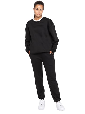 Enzo | Womens Oversized Sweatshirt Trainingsanzug Set