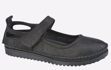 Mod Comfys Felicia Window Back Leather Womens Shoes