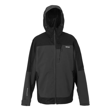 Regatta - "Highton IV" Jacke, wasserfest für Herren (Asche/Schwarz)