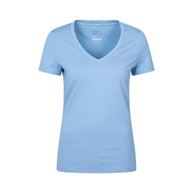 Mountain Warehouse - "Vitality" T-Shirt V-Ausschnitt für Damen (Hellblau)
