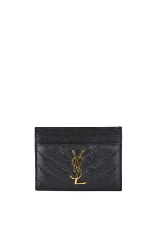 Saint Laurent Karteninetui Schwarz