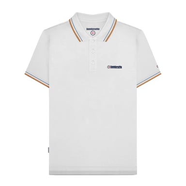 Lambretta - "SS25" Poloshirt für Herren (Weiß/Himmel)