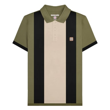 Lambretta - Poloshirt Verkleidet für Herren (Khakigrün)