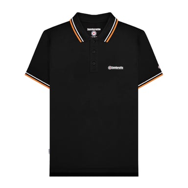 Lambretta - "SS25" Poloshirt für Herren (Schwarz/Weiß)