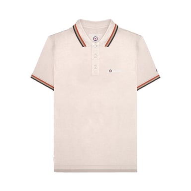 Lambretta - "SS25" Poloshirt für Herren (Haferflocken)