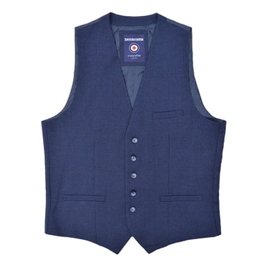 Lambretta - "Spencer" Weste für Herren (Marineblau)
