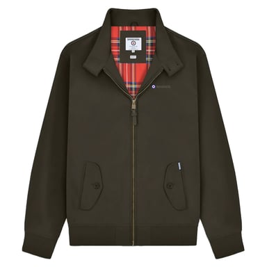 Lambretta - Harringtonjacke für Herren (Khaki-Braun)