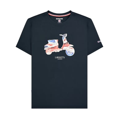 Lambretta - "AW24" T-Shirt für Herren (Marineblau)