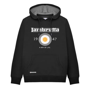 Lambretta - "AW24" Kapuzenpullover für Herren (Schwarz)