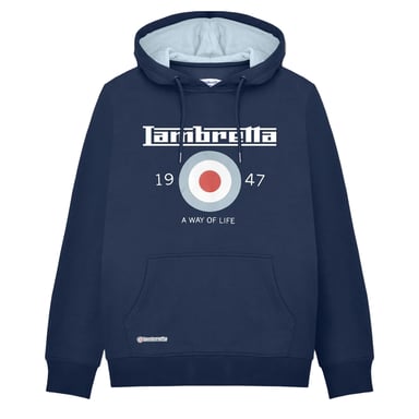 Lambretta - "AW24" Kapuzenpullover für Herren (Marineblau)