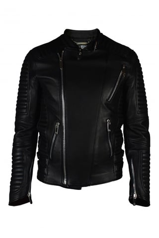 Philipp Plein Biker Jacke Schwarz