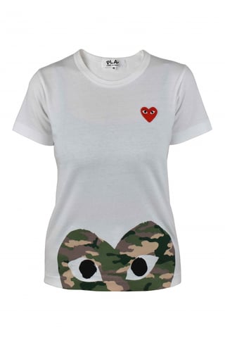 Comme des garçons T-Shirt Weiß