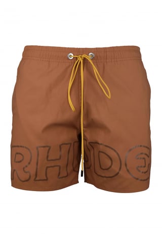 RHUDE Badeshorts Braun