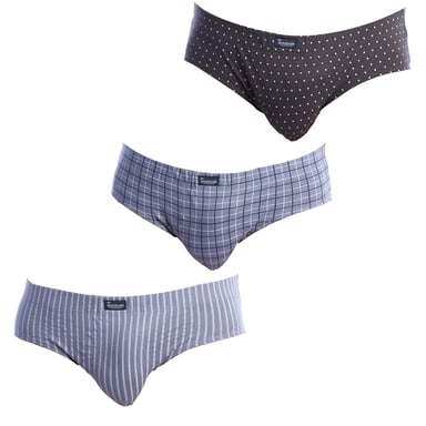 Pack-3 Herren Slips Essential Prints A0080