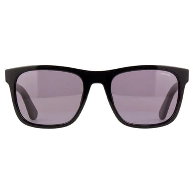 Polizei-Sonnenbrille in glänzendem Schwarz