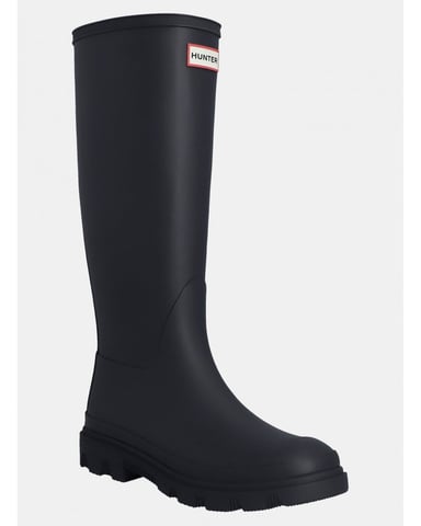 Hunter Downpour Tall Boot Damen Gummistiefel In Marineblau