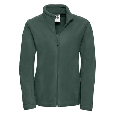 Russell - Fleecejacke Durchgehender Reißverschluss für Damen - Für Außen (Flaschengrün)