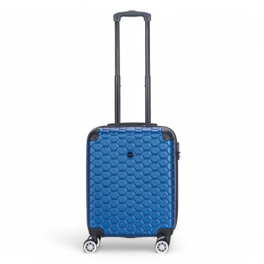 Stabiler ABS-Hartschalen-Kabinenkoffer 55 x 40 x 20 cm, Gepäck, passend für Easyjet, Ryanair