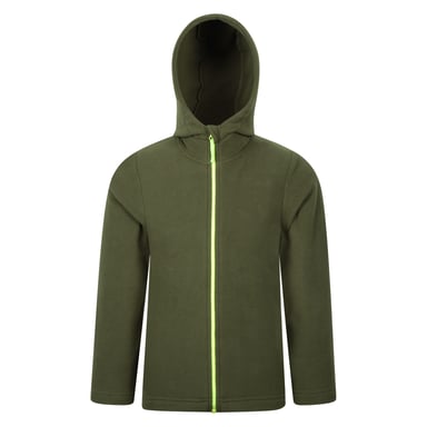 Mountain Warehouse - "Camber" Hoodie mit durchgehendem Reißverschluss für Kinder (Khakigrün)