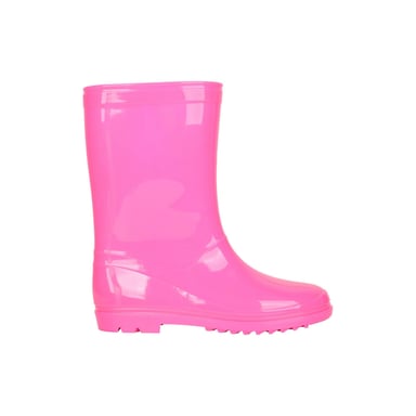 Mountain Warehouse - Kinder Gummistiefel, Unifarben (Leuchtend Rosa)
