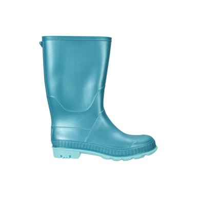Mountain Warehouse - Kinder Gummistiefel, Unifarben (Petrol)