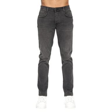 Crosshatch - "Sheldons" Jeans für Herren (dunkele Kohle)