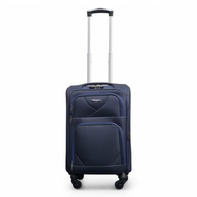 Erweiterbarer Weichschalen-Kabinenkoffer, 50,5 x 37 x 26 cm, Gepäck, passend für Easyjet, Ryanair