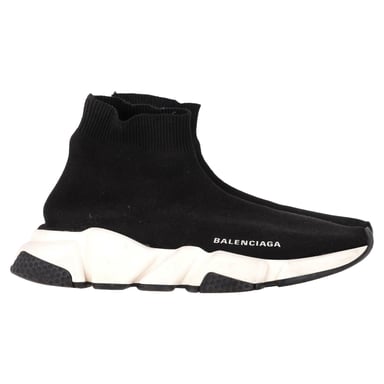 Balenciaga Speed Trainer Schuhe aus schwarzem Polyester