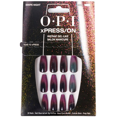 Opi Xpress/on Künstliche Nägel Nail Art #swipe Night 30 Stk