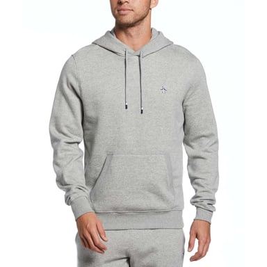 Original Penguin - "Sticker Pete" Kapuzenpullover Zum Überziehen für Herren (Grau)