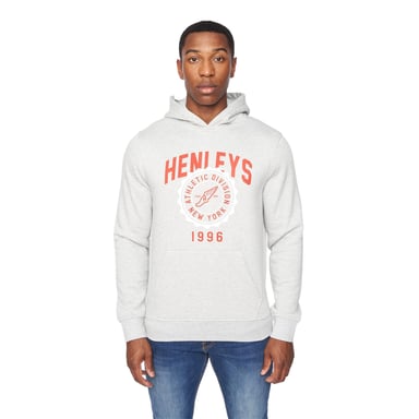 Henleys - "Tipton" Kapuzenpullover für Herren (Grau meliert)