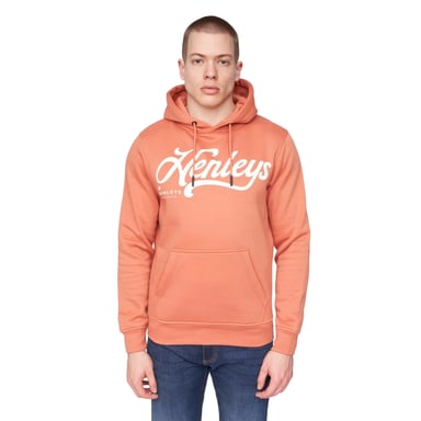 Henleys - "Scripthen" Kapuzenpullover für Herren (Ziegelrot)
