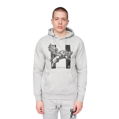 Henleys - "Curveball" Kapuzenpullover für Herren (Grau meliert)